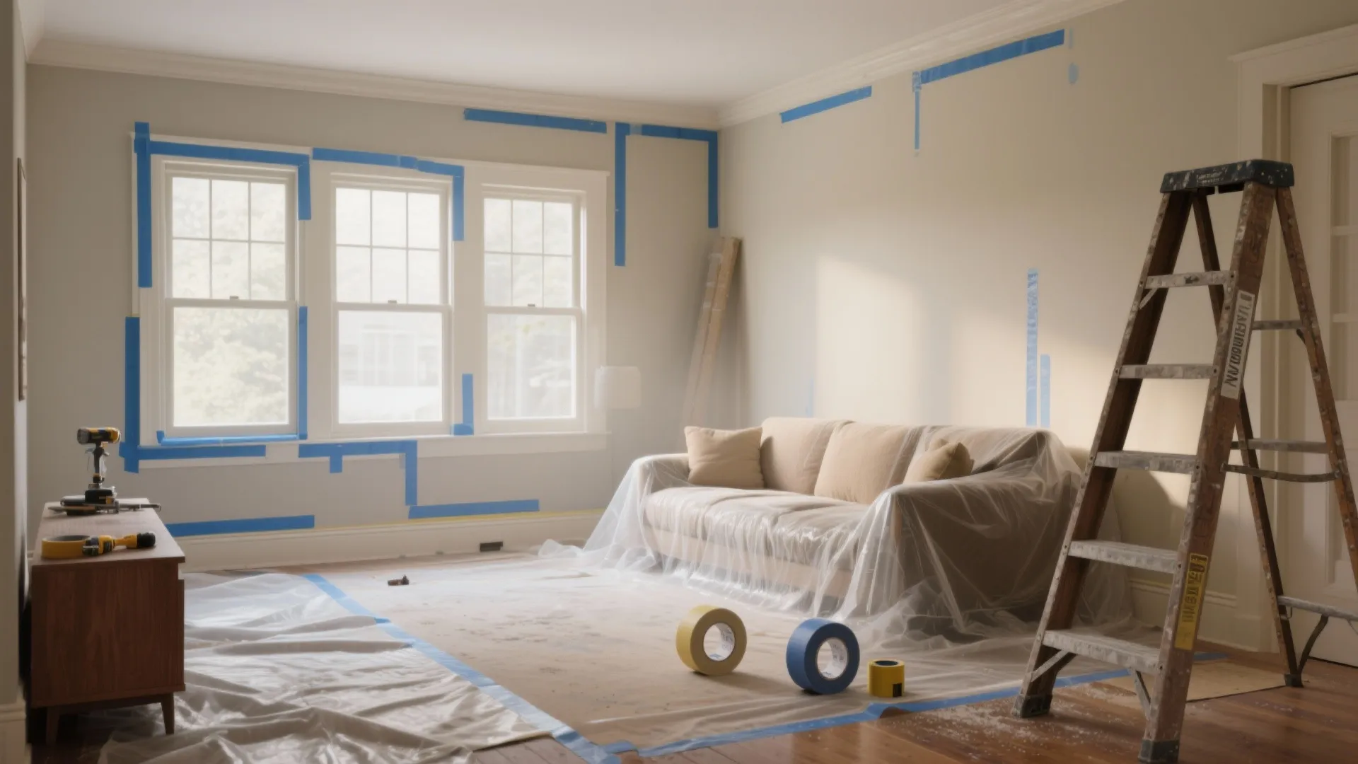 1. Prep like a pro: masking, cleaning, and priming