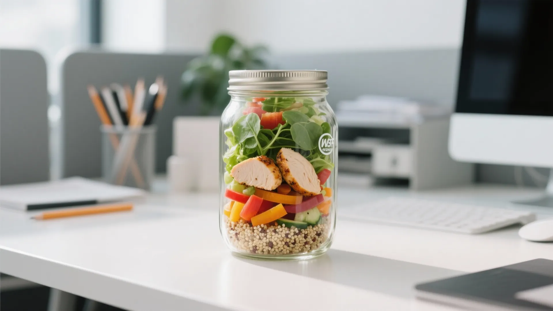 1. Mason Jar Salads