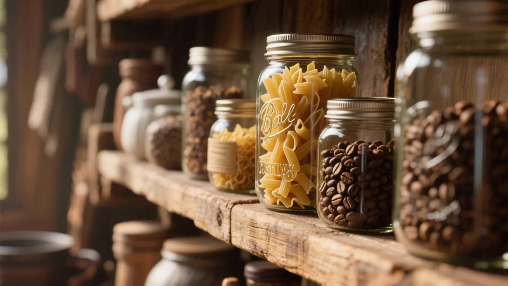 7. Mason Jar Storage