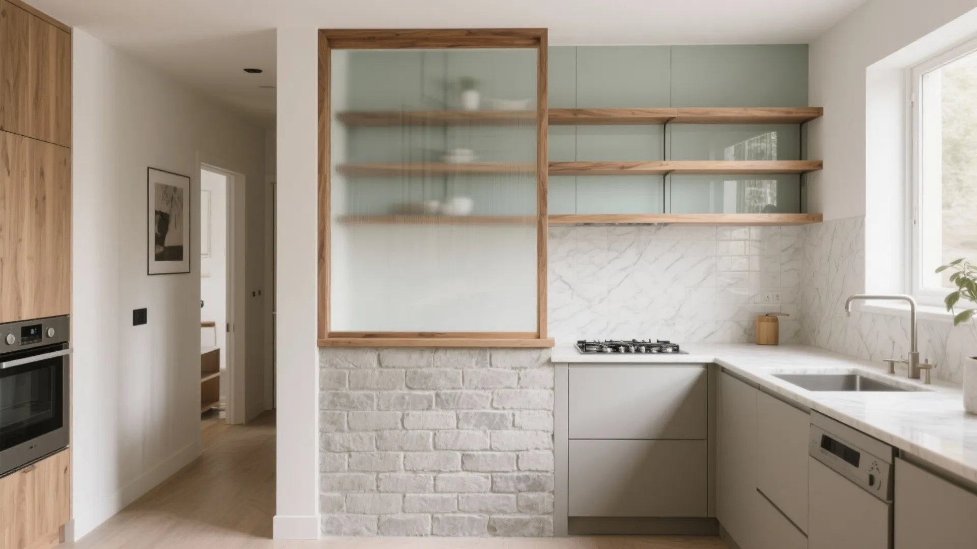 Slim Partitions, Solid Bones: Masonry + Thicker Wood Frames