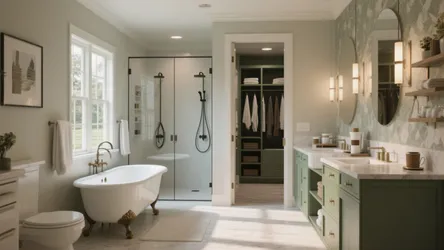10 Inspiring Ideas for a 15x11 Master Bathroom & Closet