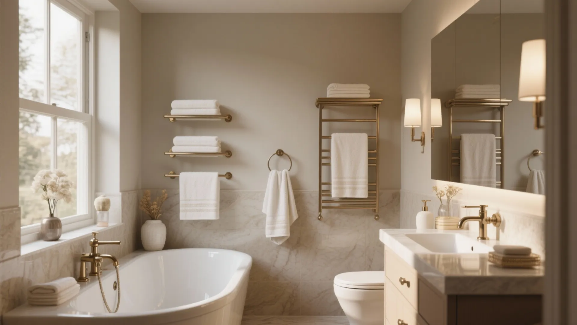 10 Towel Rack Ideas for a Master Bathroom: Creative and Practical Ways to Upgrade Your Master Bathroom Towel Storage