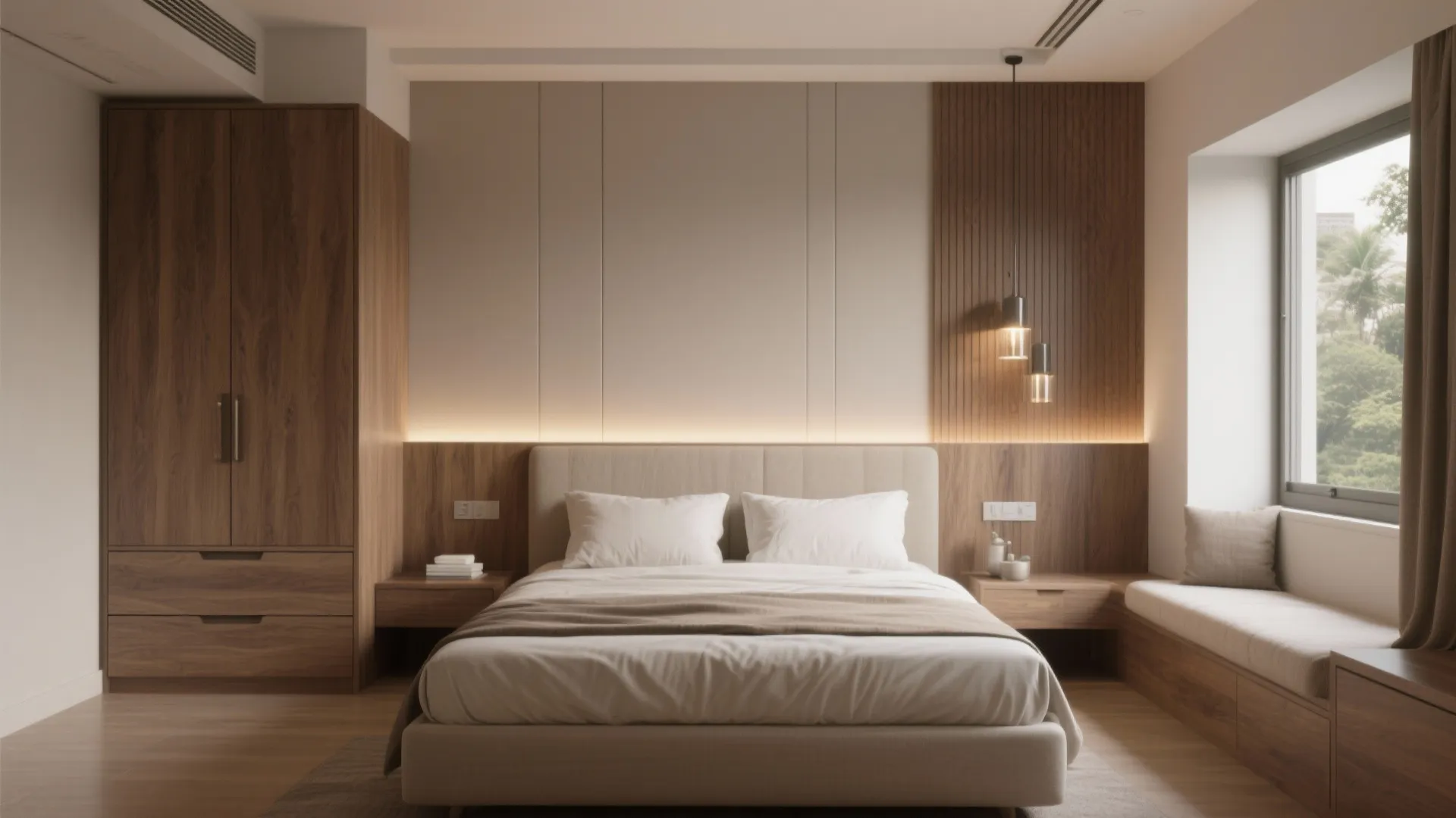 Master Suite Serenity with Storage That Breathes