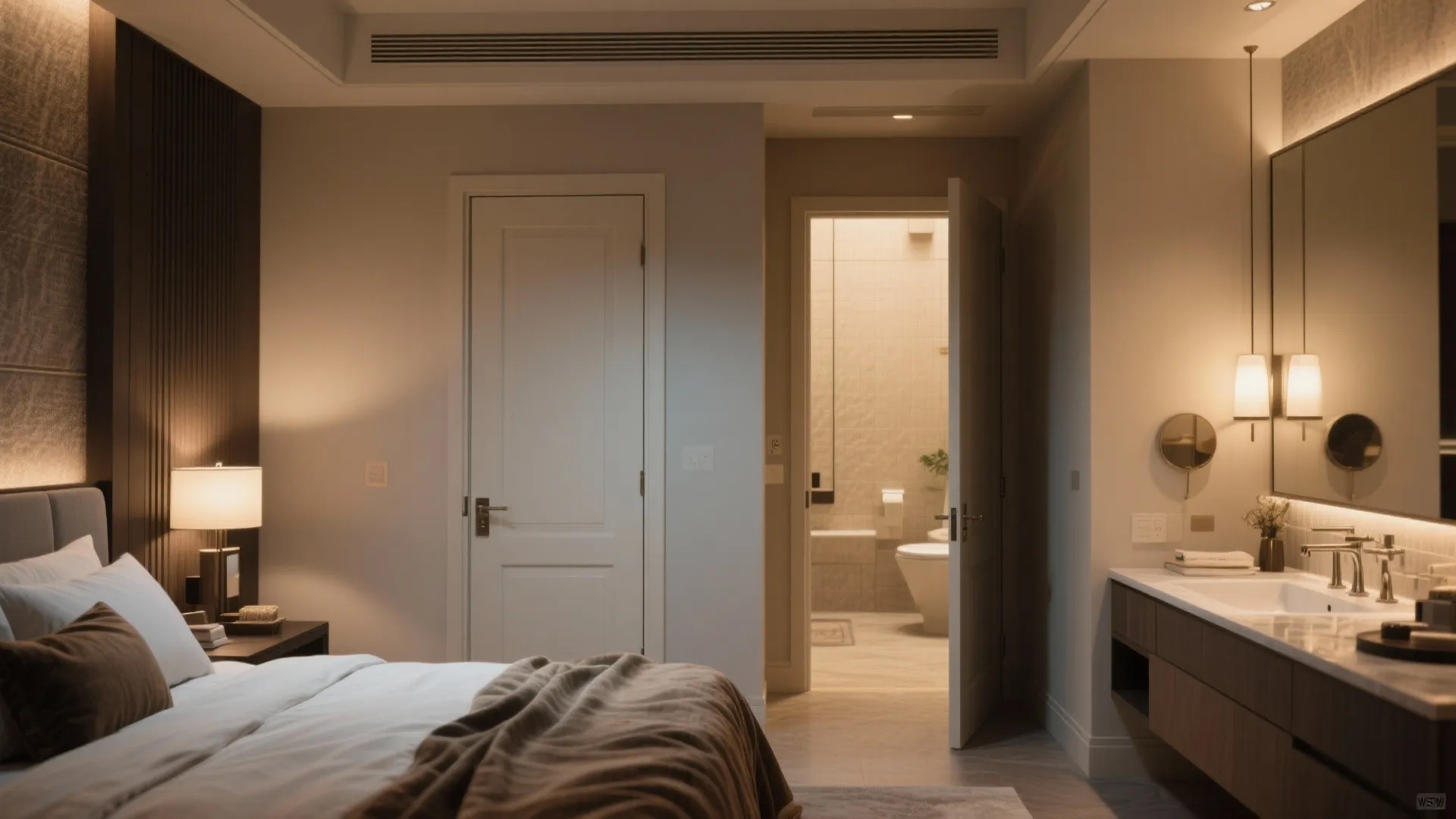 2. Master suite with dual access to an ensuite