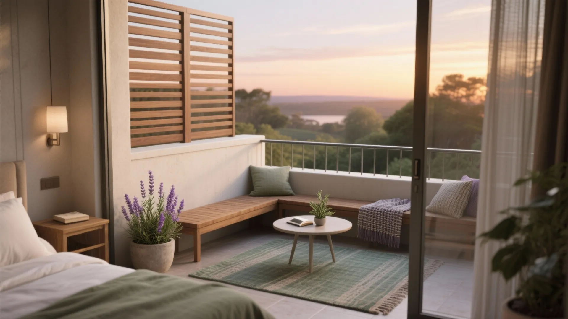 Master Suite Balcony as a Pocket Retreat