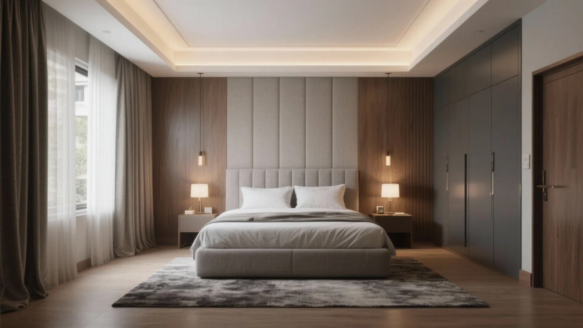 The Calm Master Suite: Low-VOC, Acoustic Ease, Gentle Light