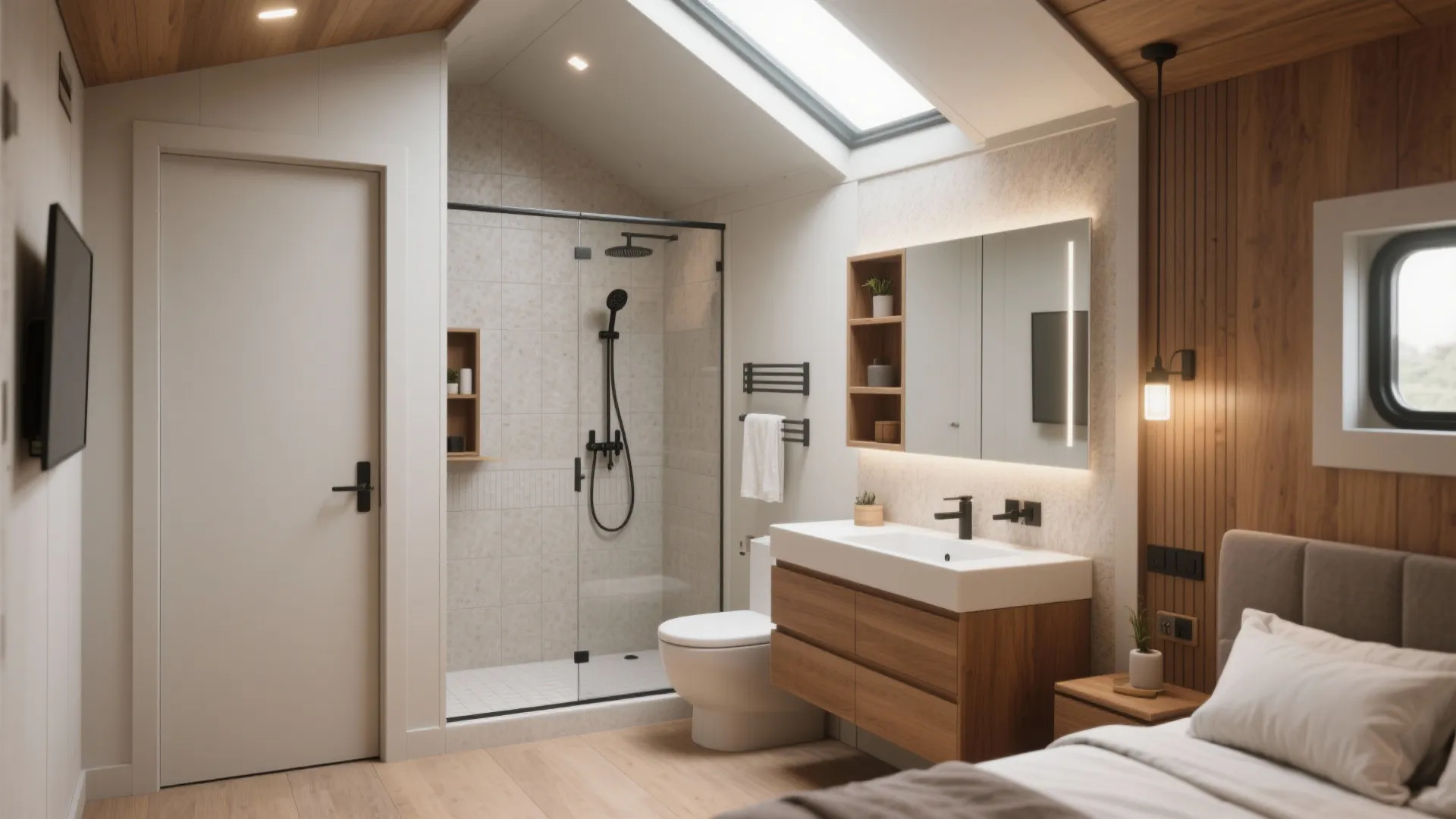 4. Private master suite with smart bathroom layout