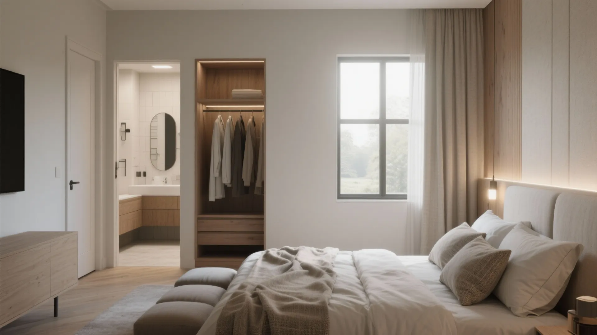 2. Master suite privacy with en-suite and walk-in closet