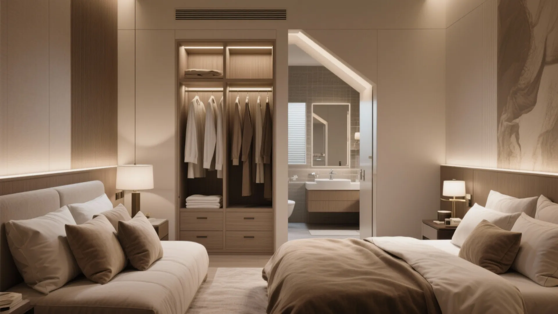 4. Private Master Suite with Walk-In Closet