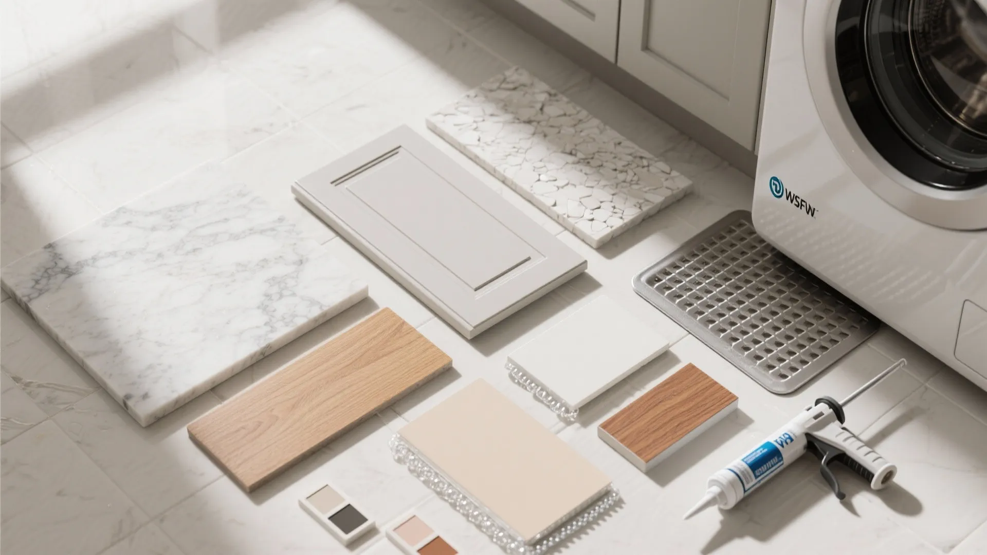 Idea 3: Sink + base cabinet = landing zone and storage