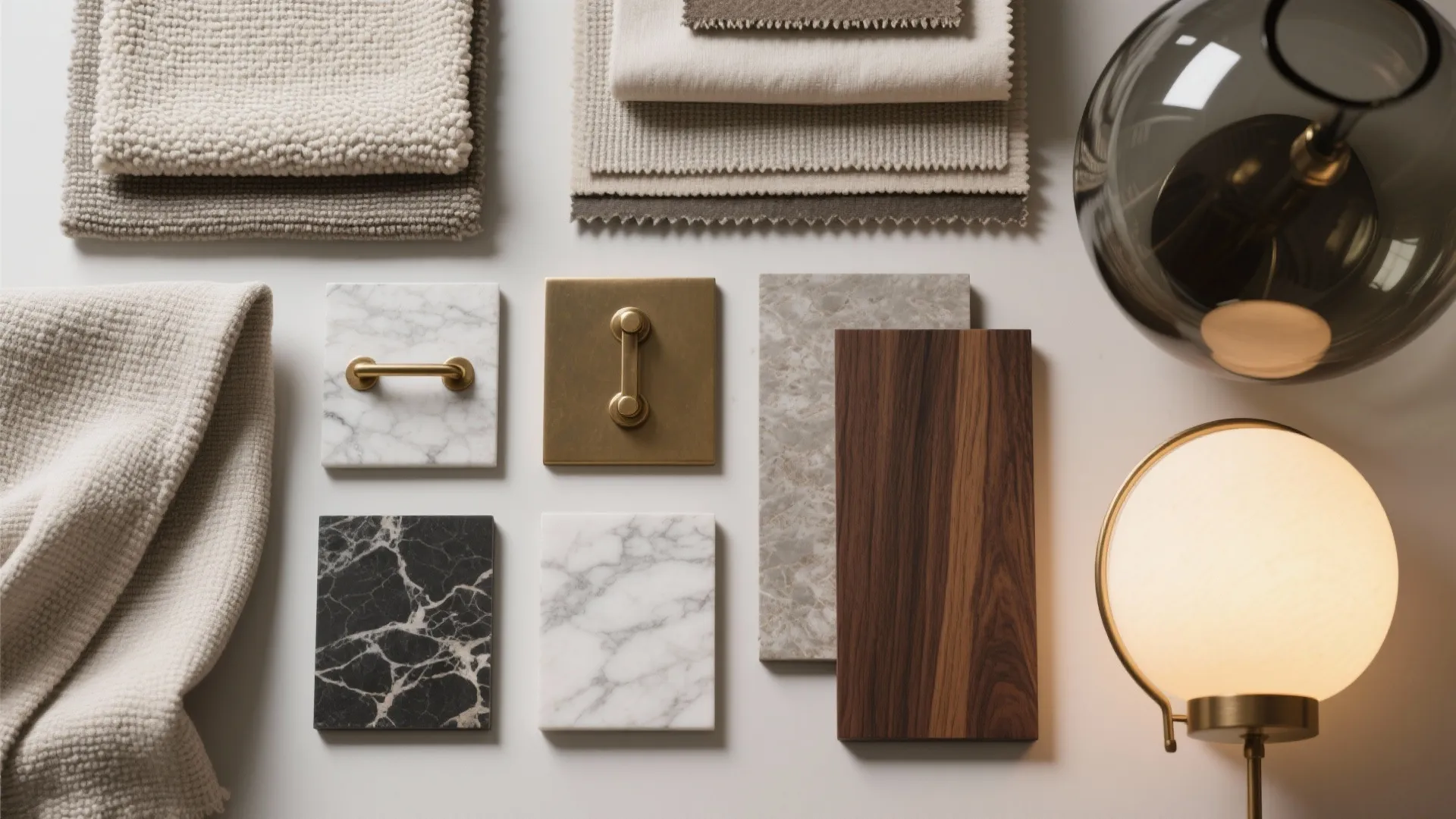 Layered Materials: Metal, Stone, and Light to Frame the Sofa