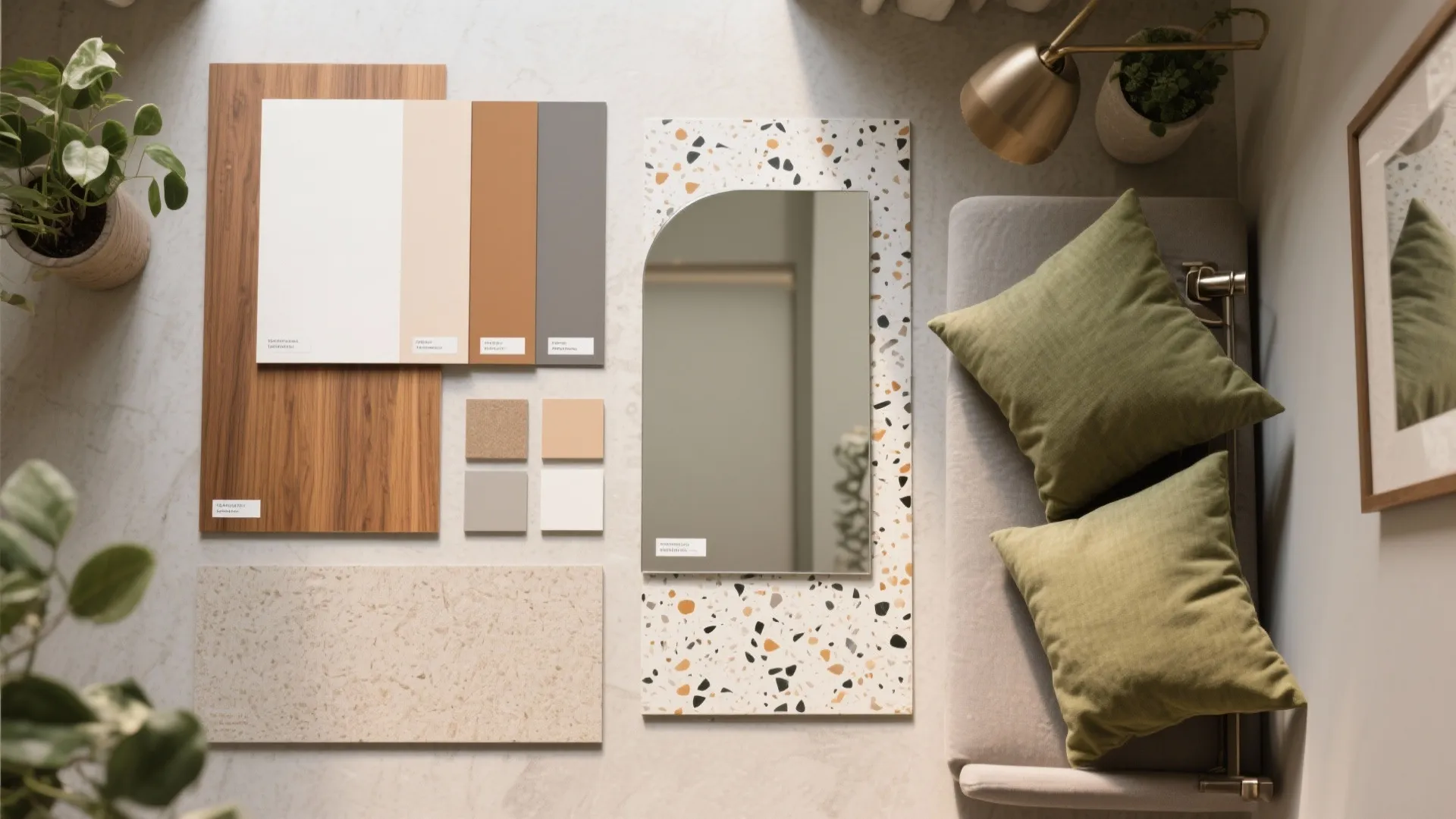 Light, Color & Materials: Warm Wood, Terrazzo, and Mirrors Done Right