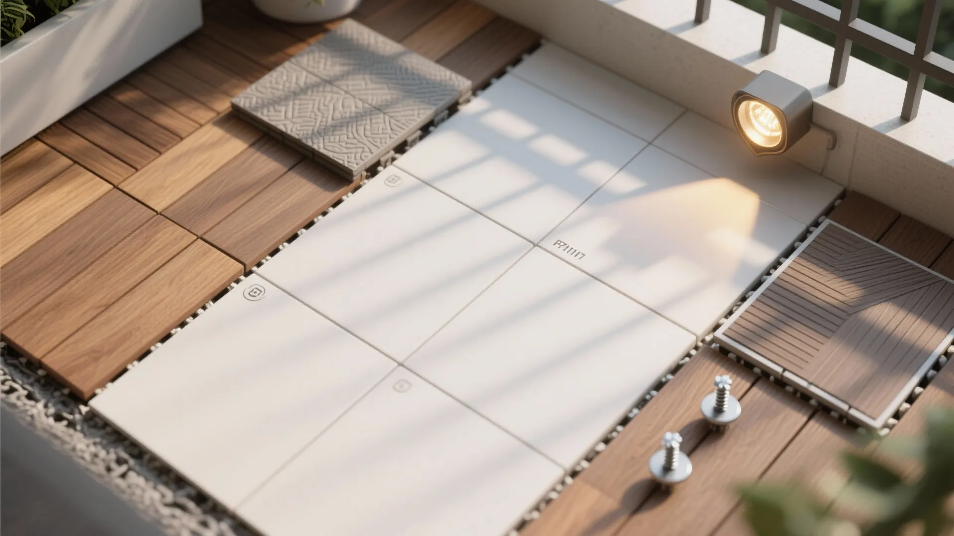 Warm Wood, Textured Tiles, and Low-Voltage Lighting