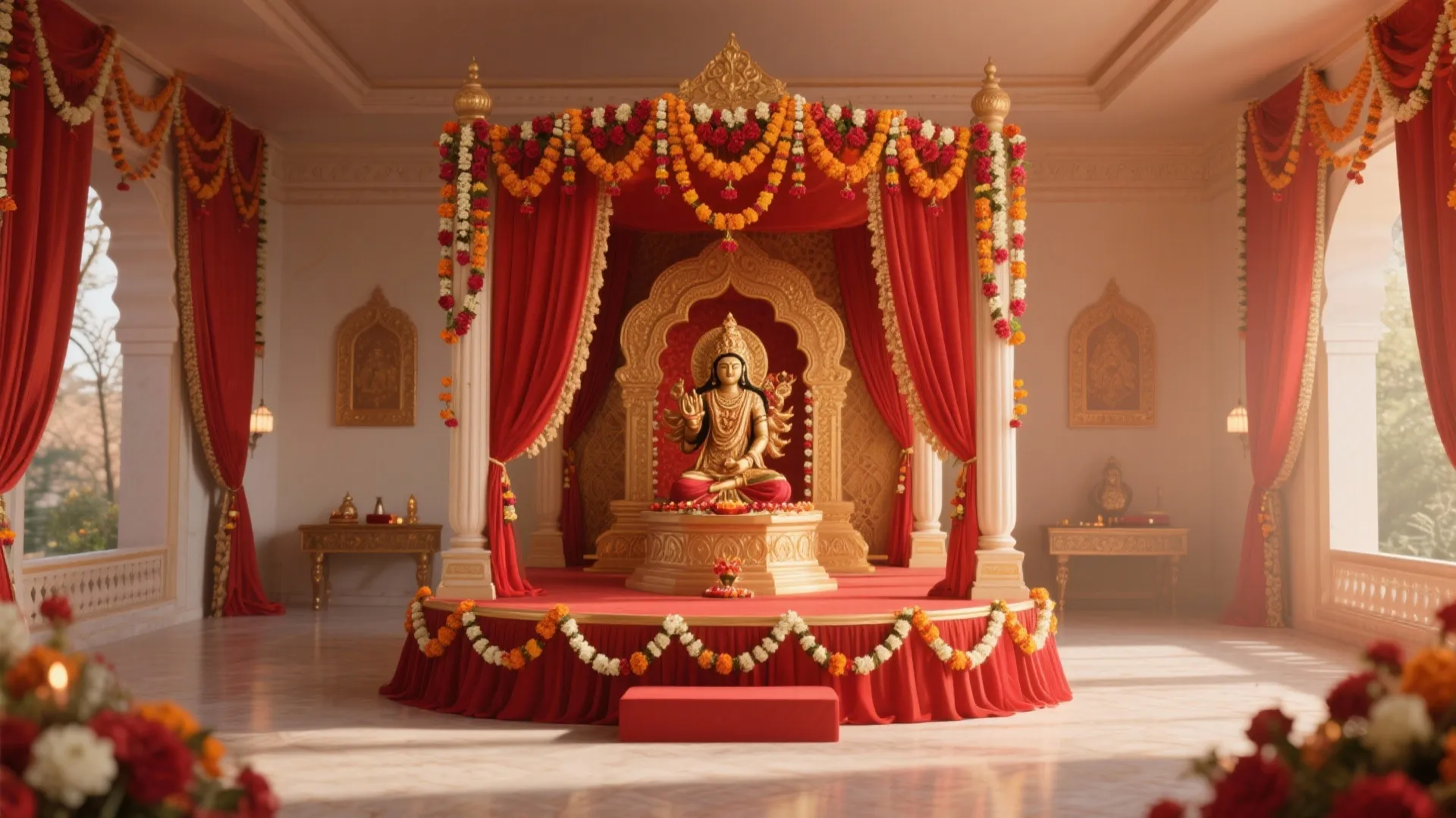 Mata Ki Chowki Decoration Ideas With Heartfelt Touch