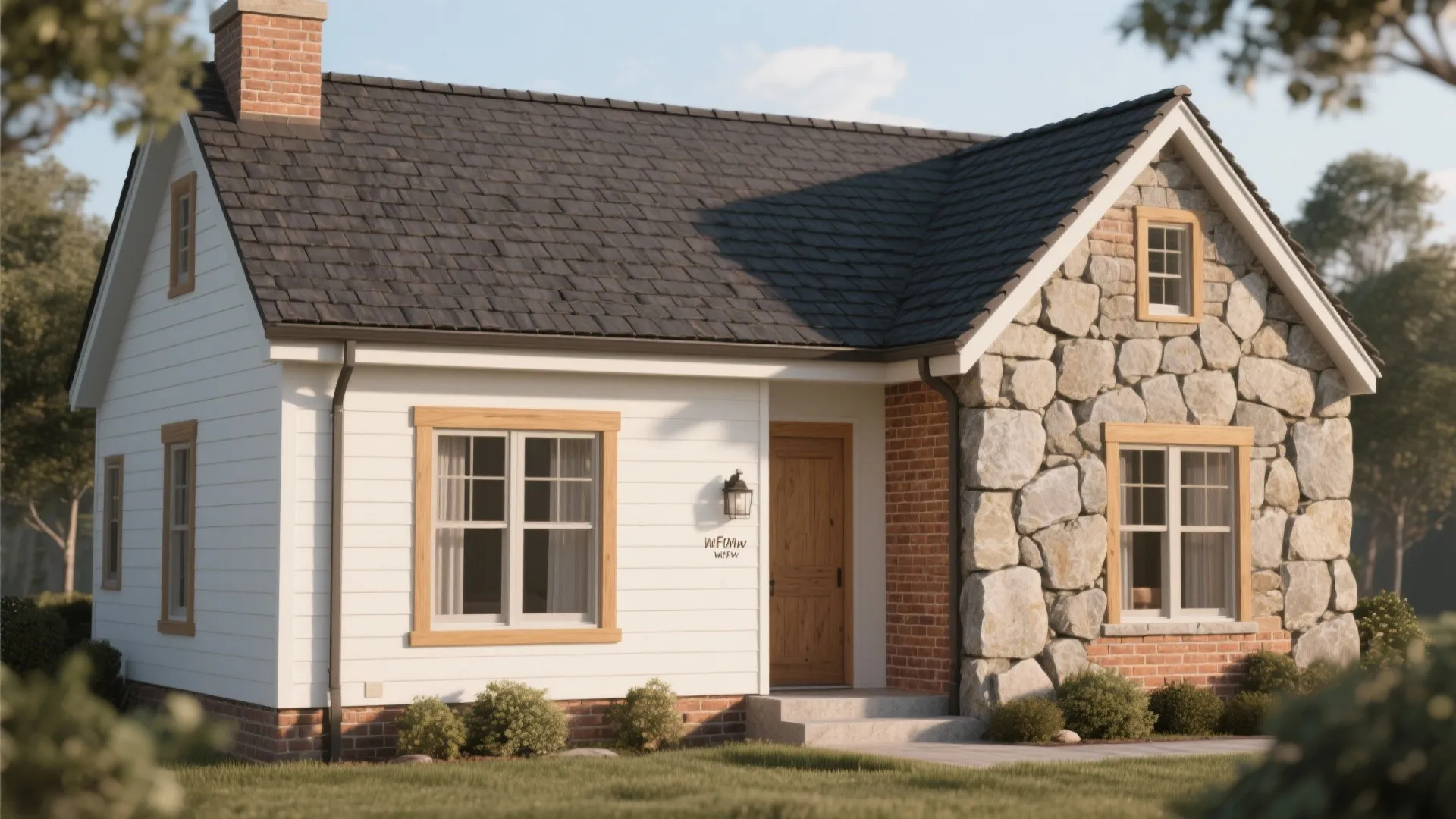 2. Match white to adjacent materials, not just trim