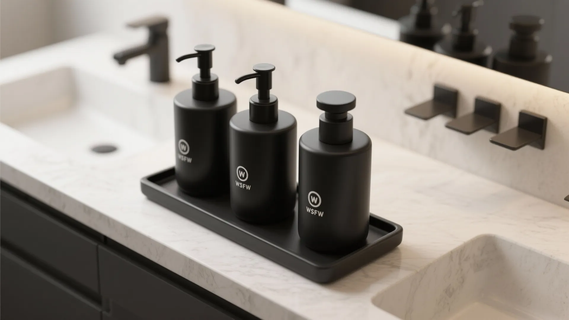 9. Matching dispenser set