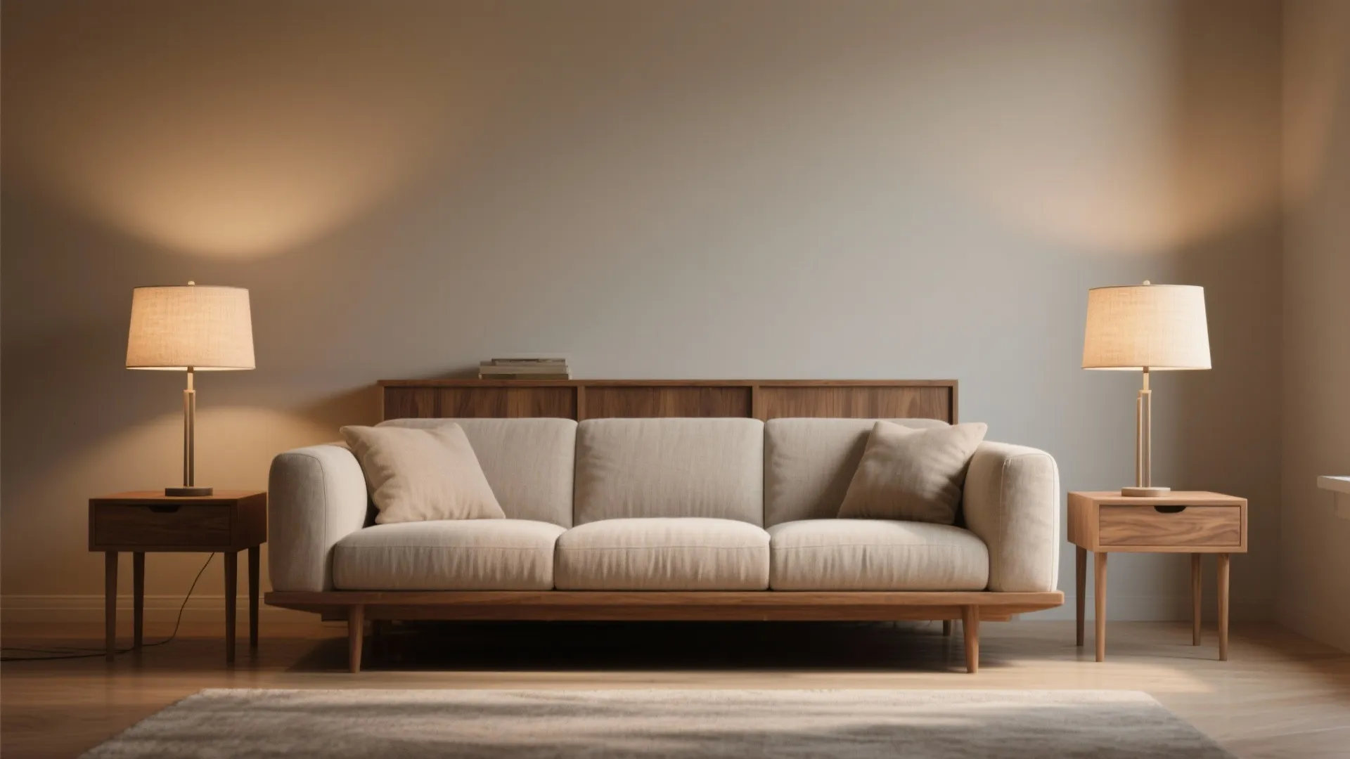 1. Matching Table Lamps for Symmetry