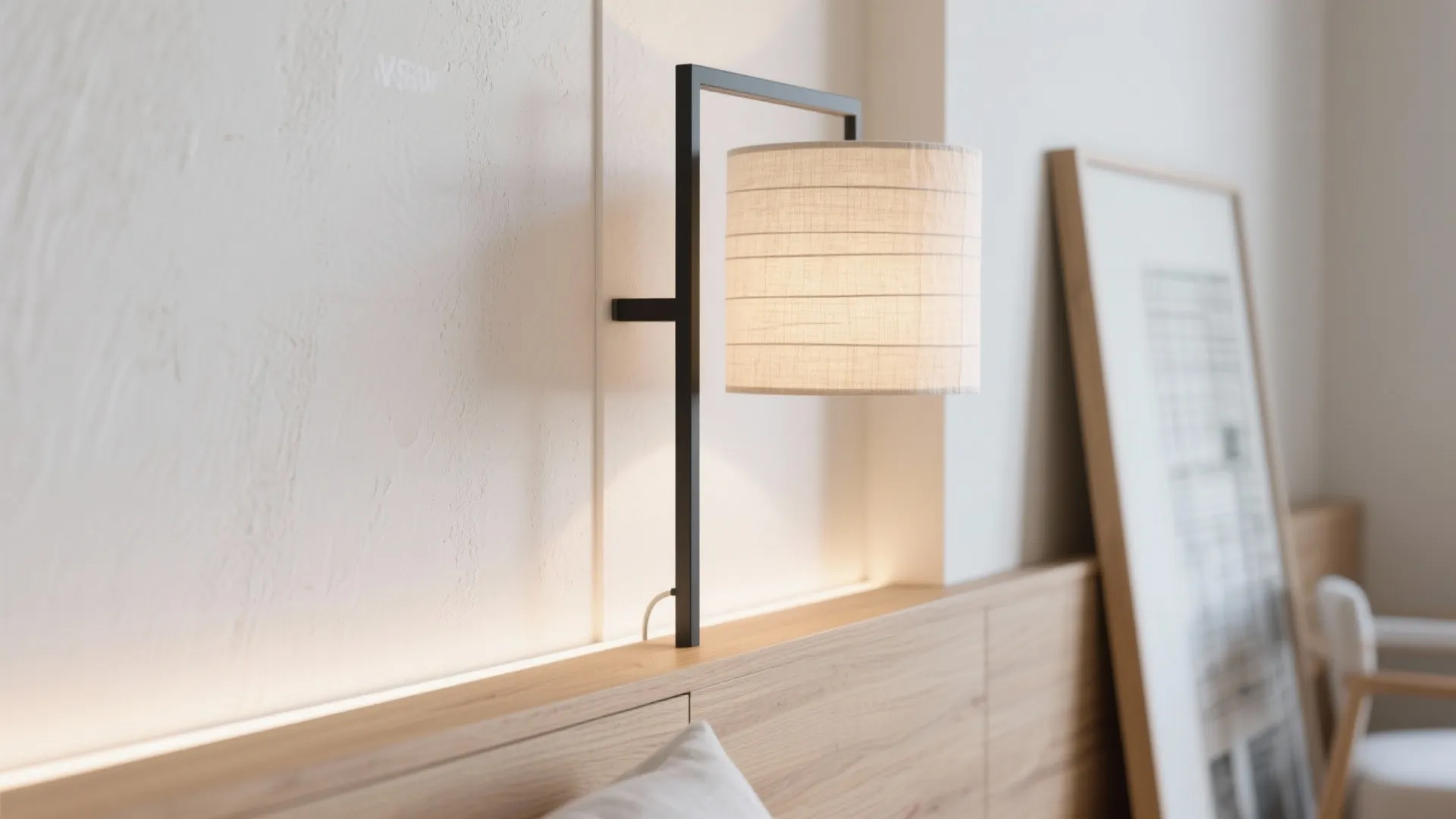 Tips 3: 日式風格は素材対比でつくる｜木×白×繊細な影