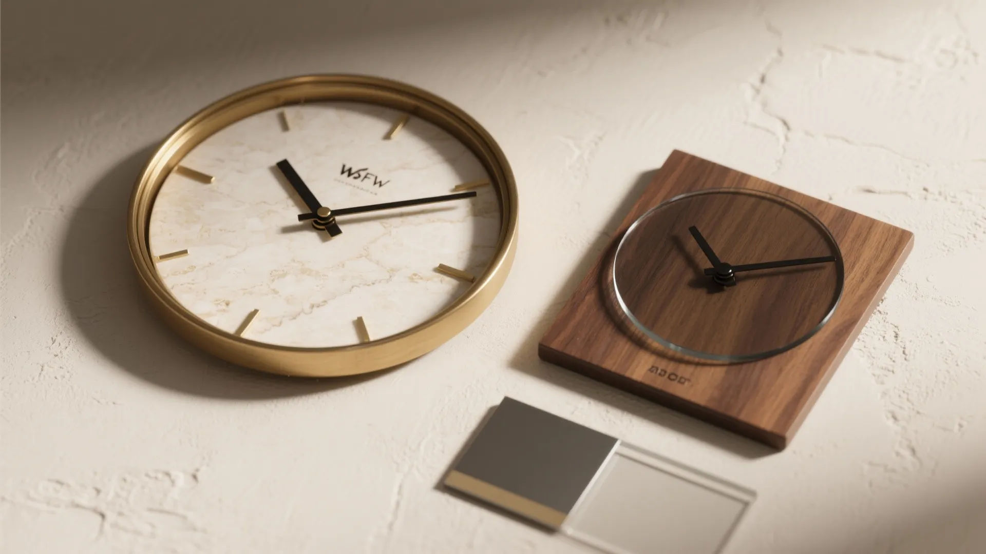 Material Story: Brass, Marble, and Matte Wood