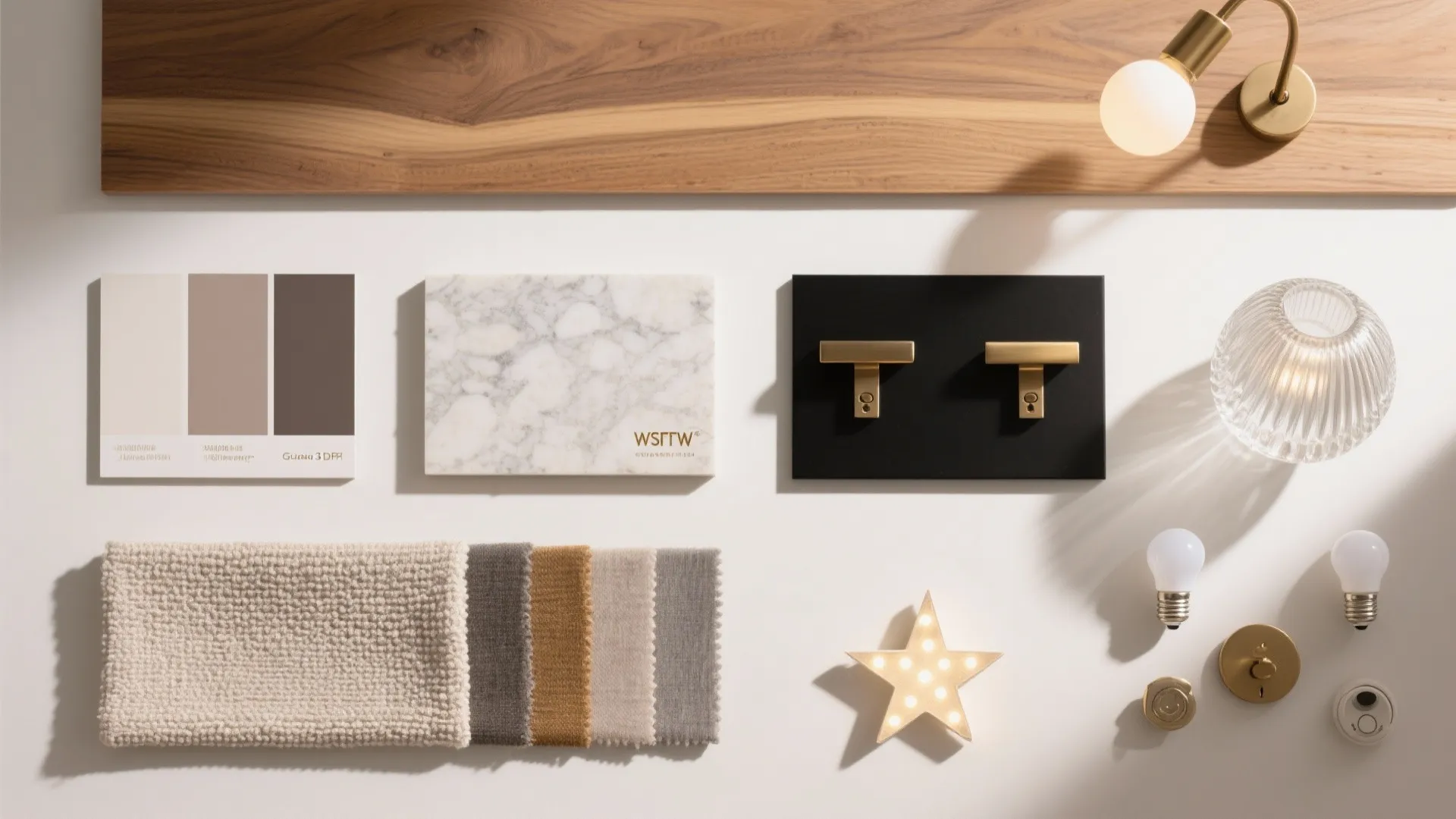 Materials and Lighting: Warm Woods, Quiet Colors, Layered Light