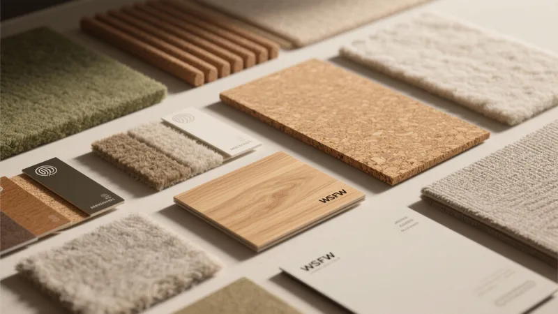 Sustainable Material Samples for Interior Design