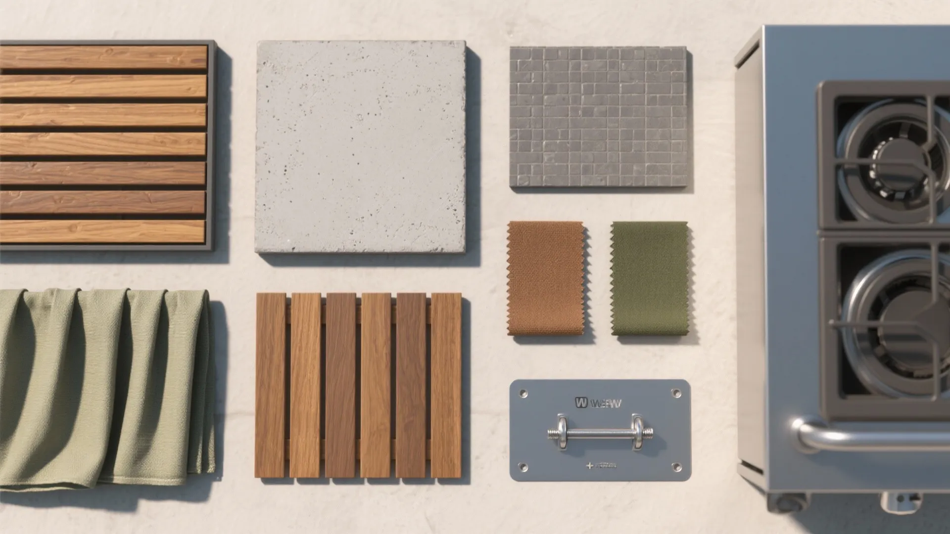 Flexible zones and fold-away surfaces