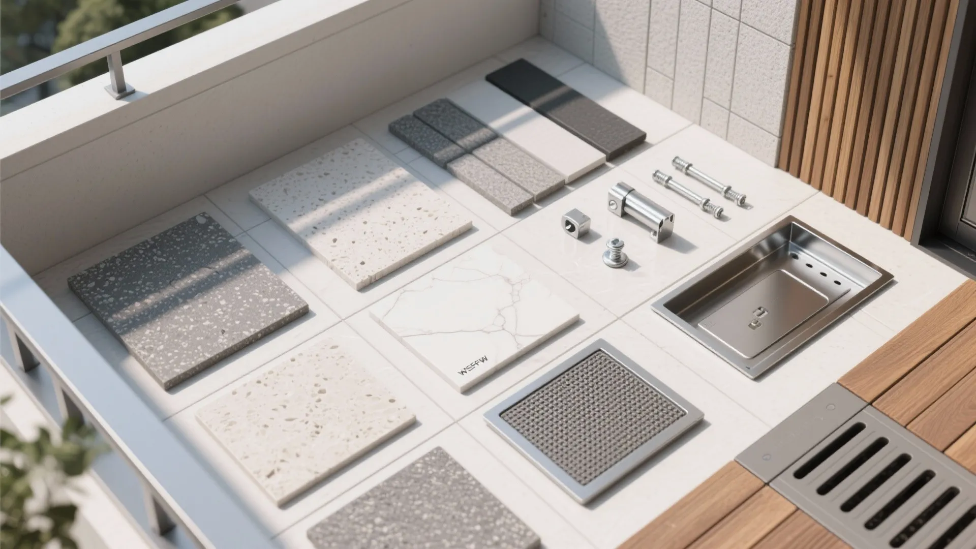 Heat-Proof Materials, Drainage, and Easy Cleaning