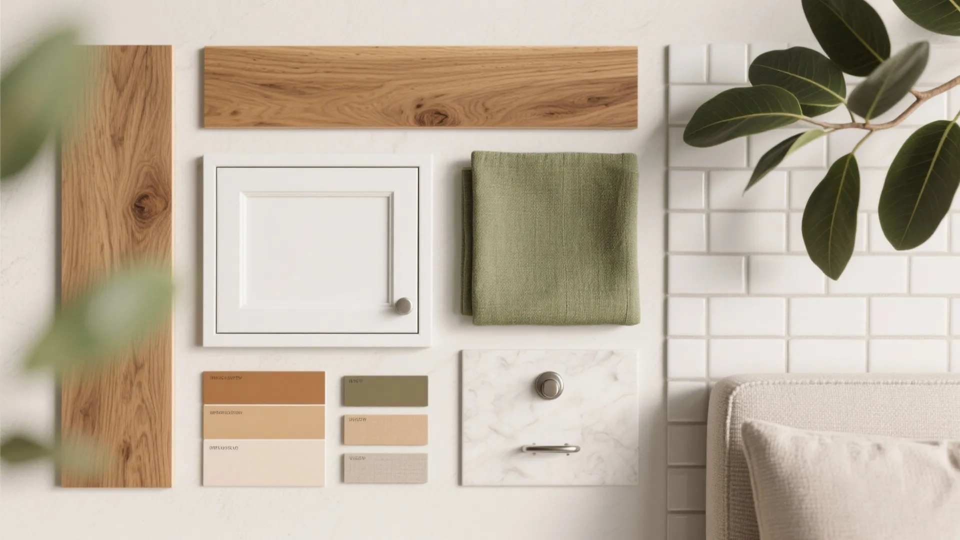 Material Palette & Biophilic Touches
