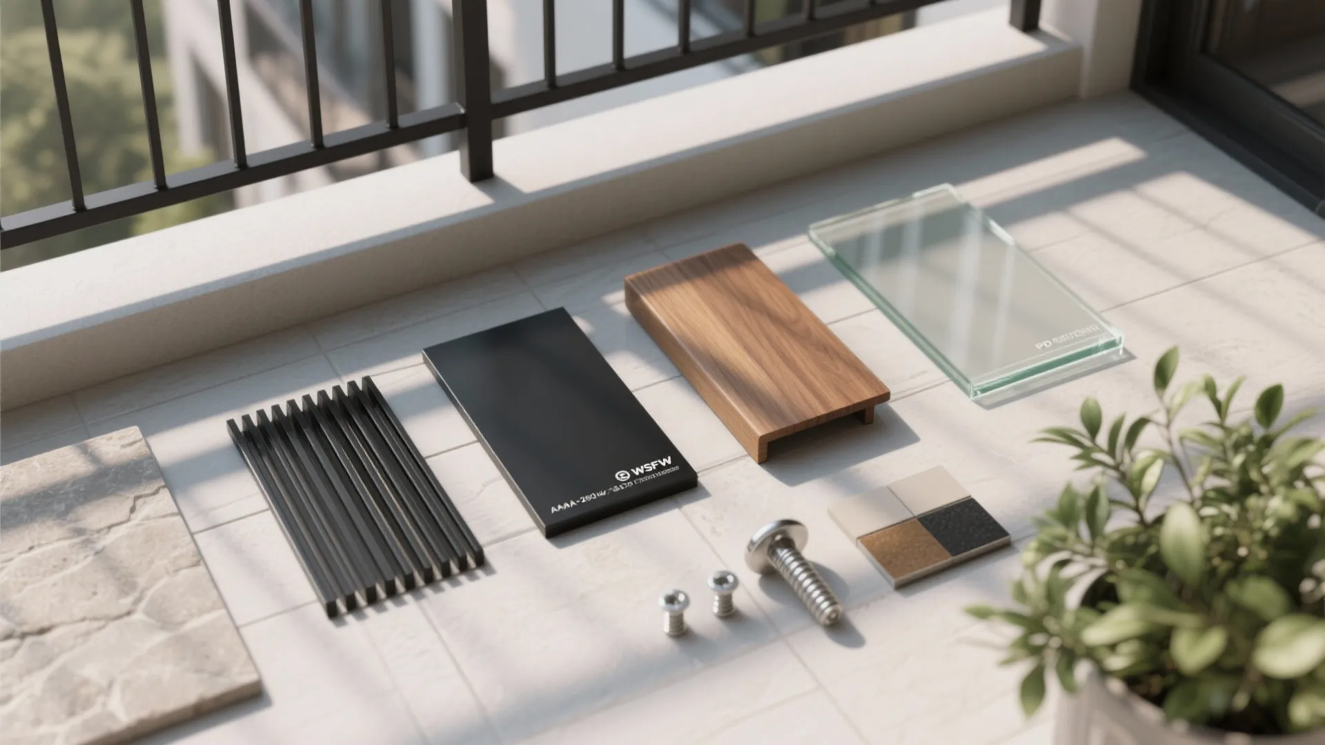 Mixed Materials: Iron + Wood or Glass for Warmth and Clarity