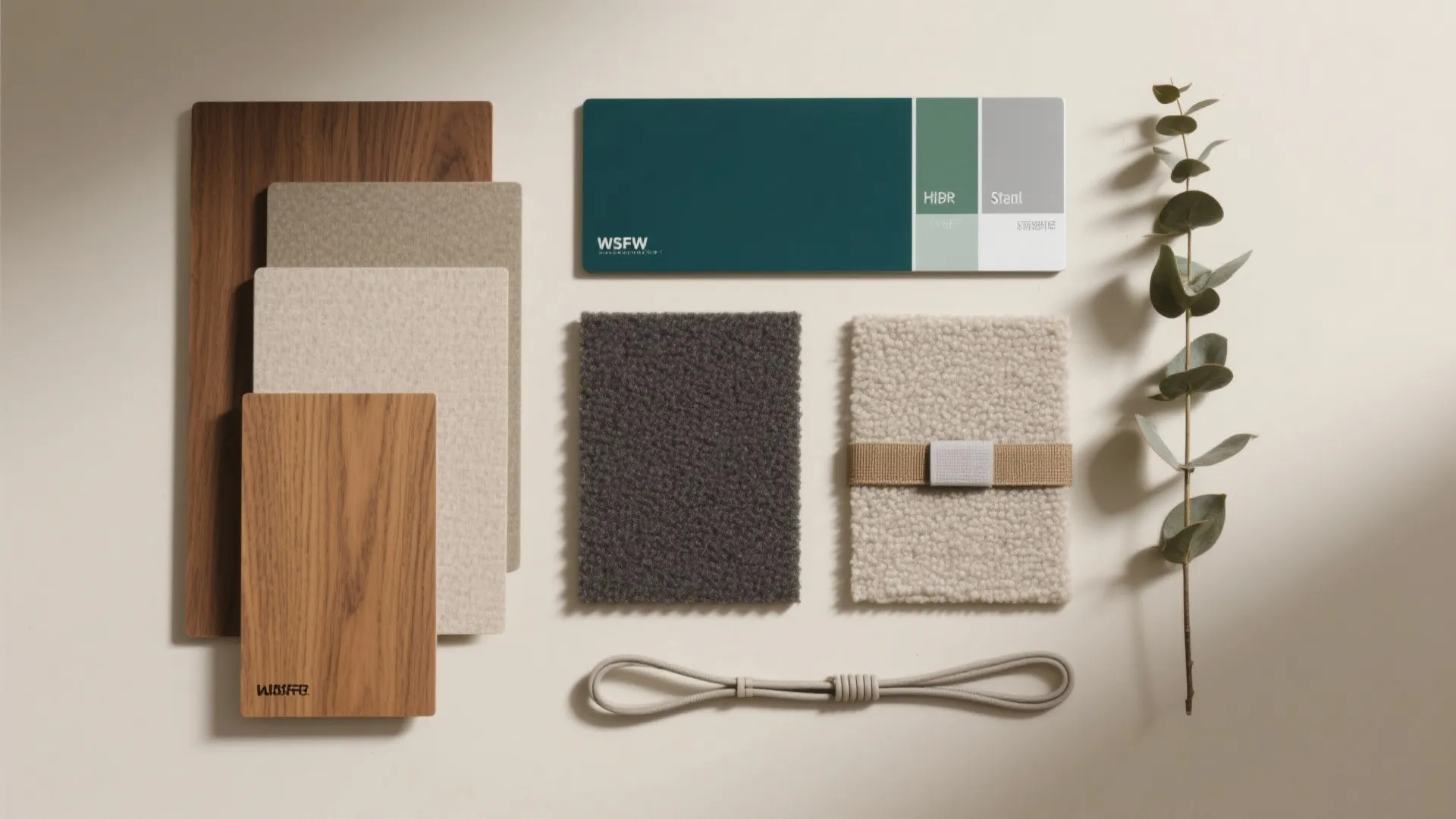 Materials and biophilia for calm minds