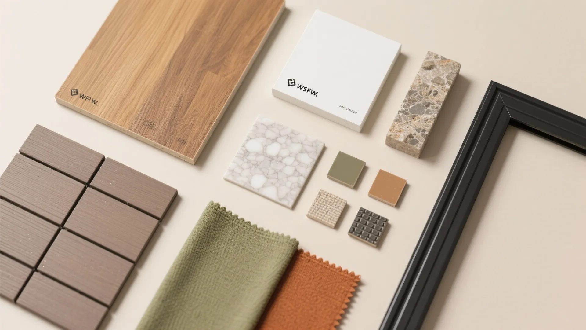 5) Climate-smart materials and a warm, modern palette