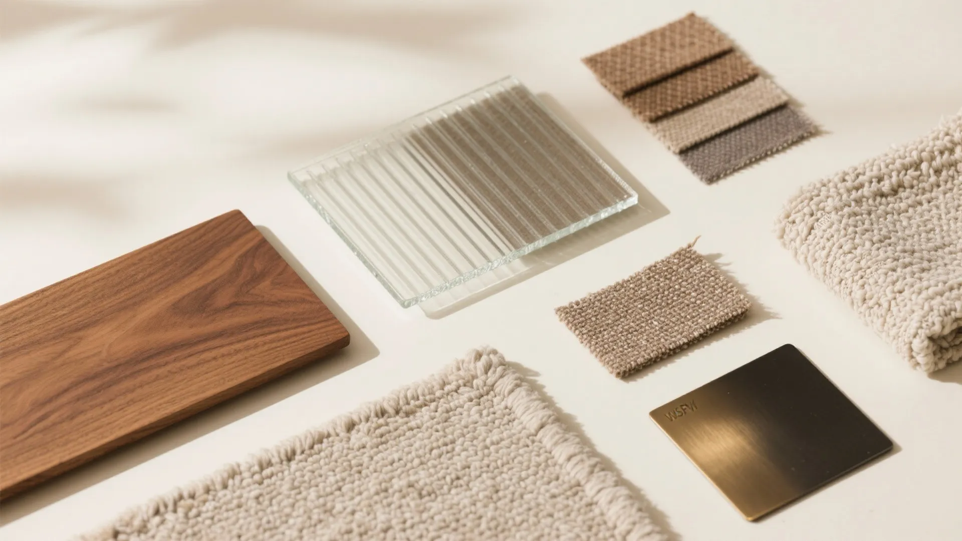 5) Material Mix: Wood, Textiles, and a Touch of Glass