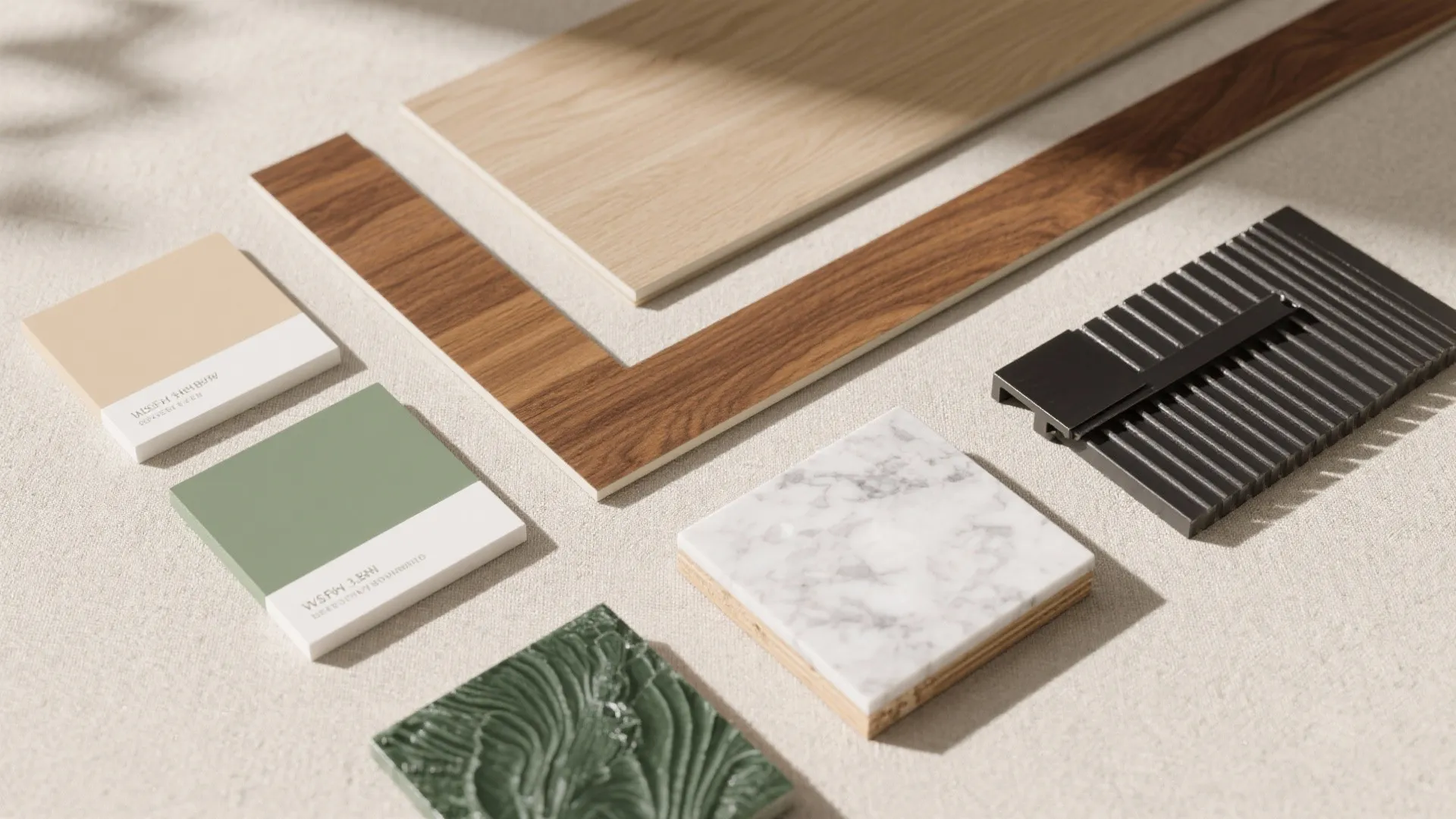 Warm wood, smart laminates, and “hero” stone where it counts