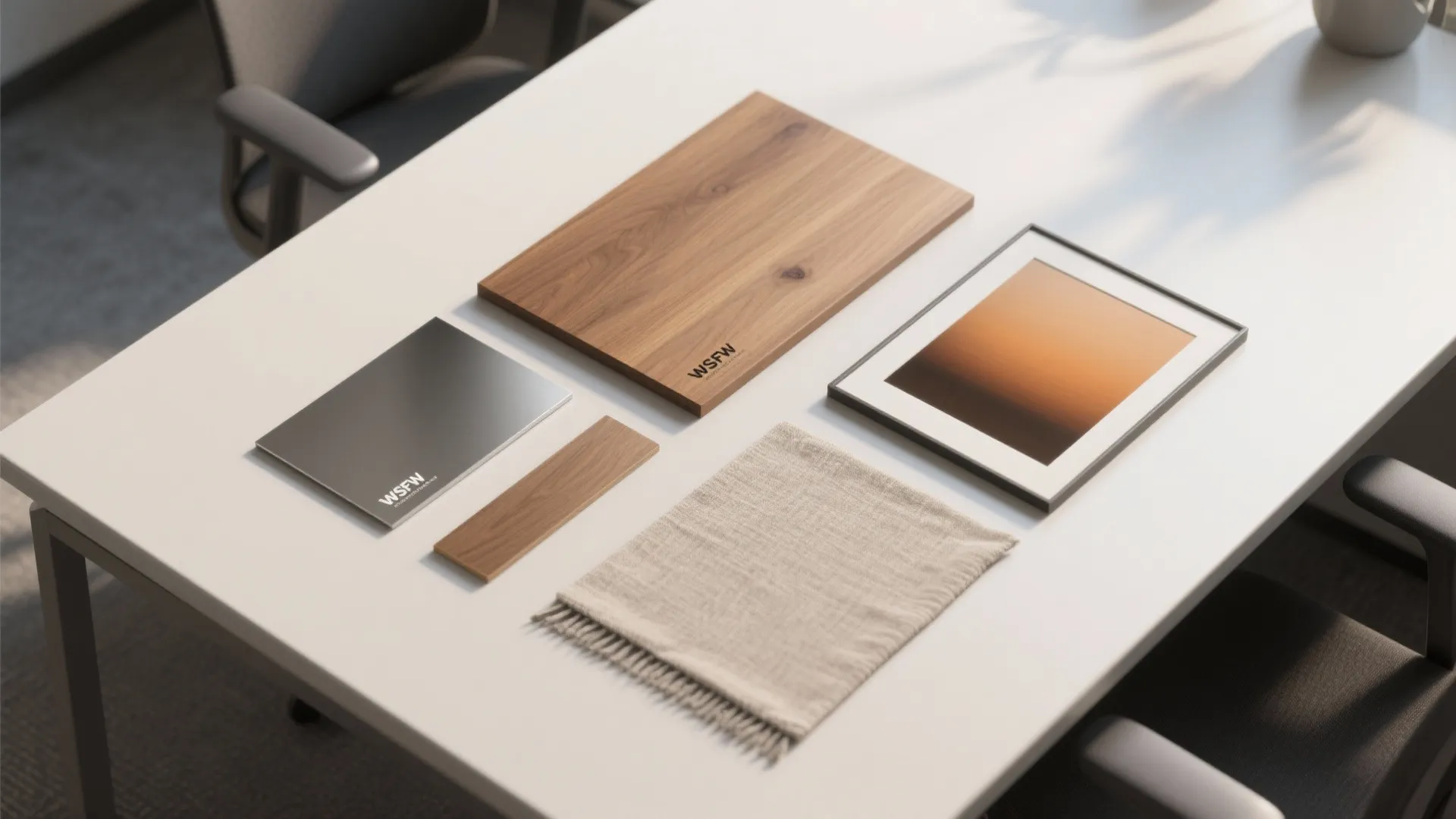 5. Visual continuity with a simple material palette