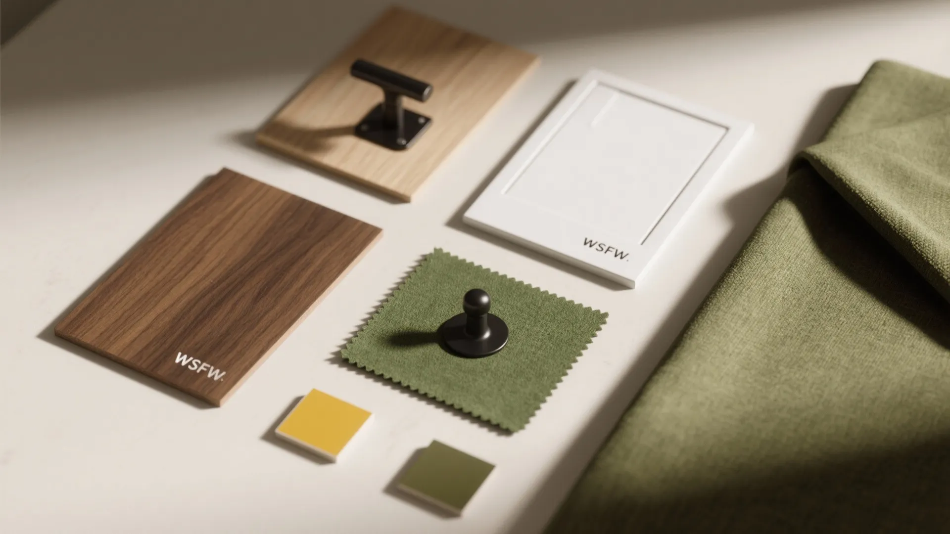 4. A cohesive color story and material palette