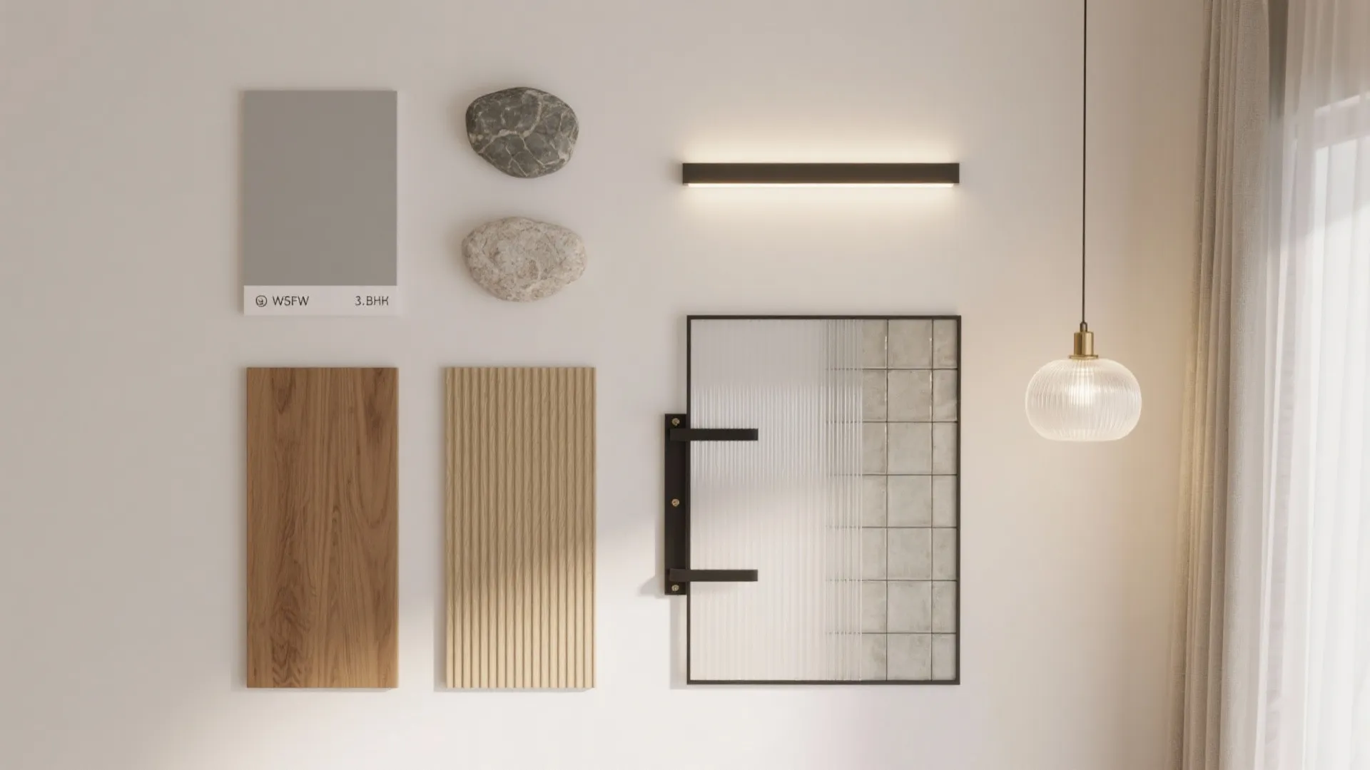 Idea 5: Material Palette and Lighting That Do More with Less