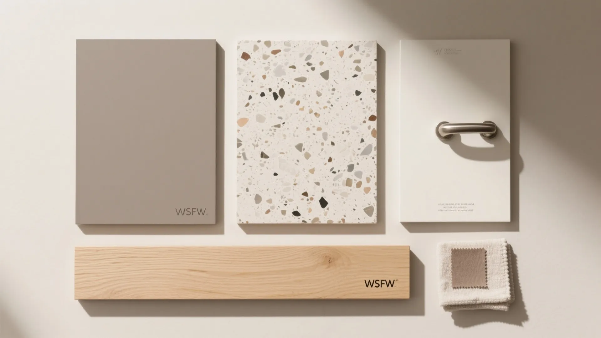 Material Mix: Matte Finishes, Light Woods, and a Touch of Stone