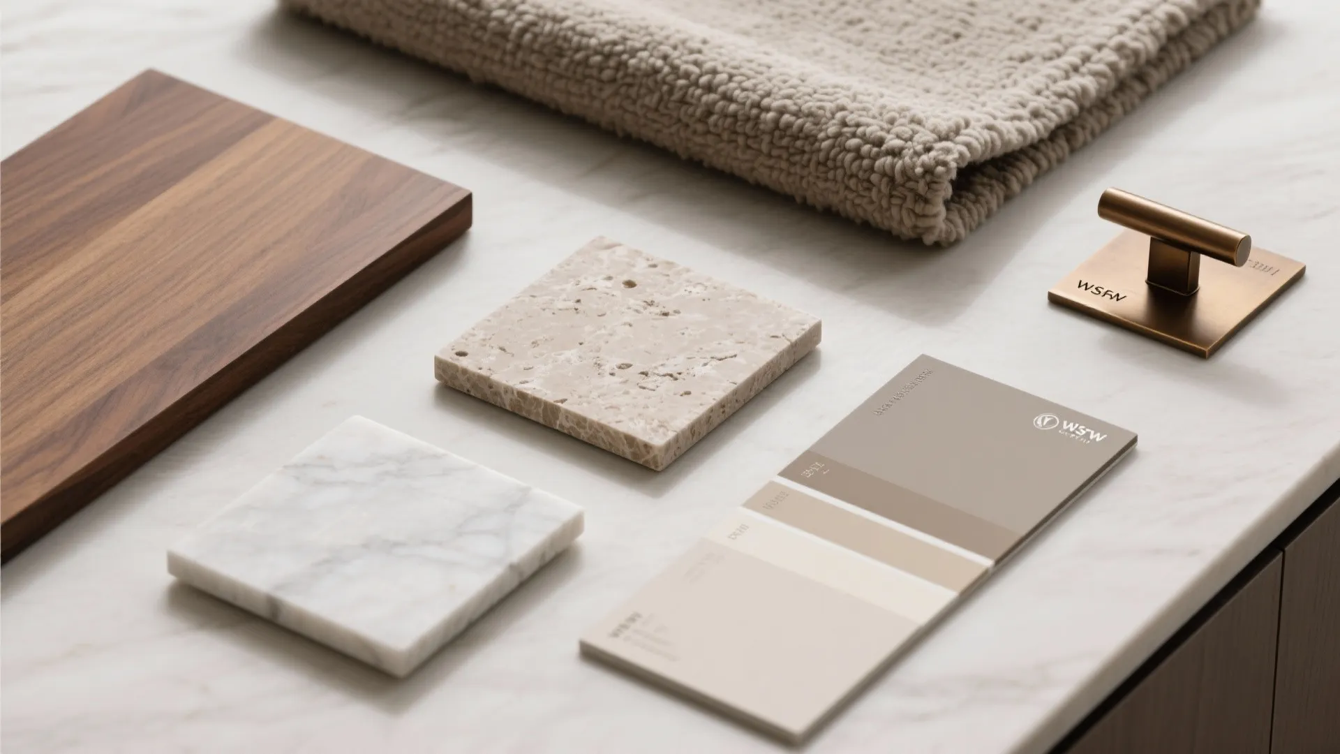 Material Palette: Stone, Wood, and Soft Neutrals