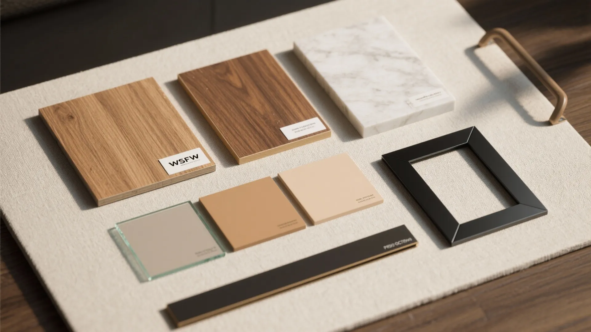 Warm wood accents with durable finishes