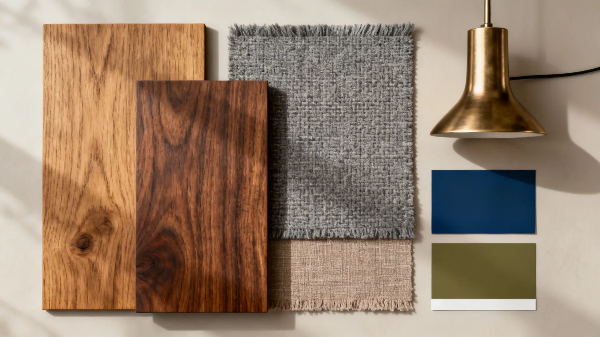Material Story: Warm Wood Meets Soft Textiles