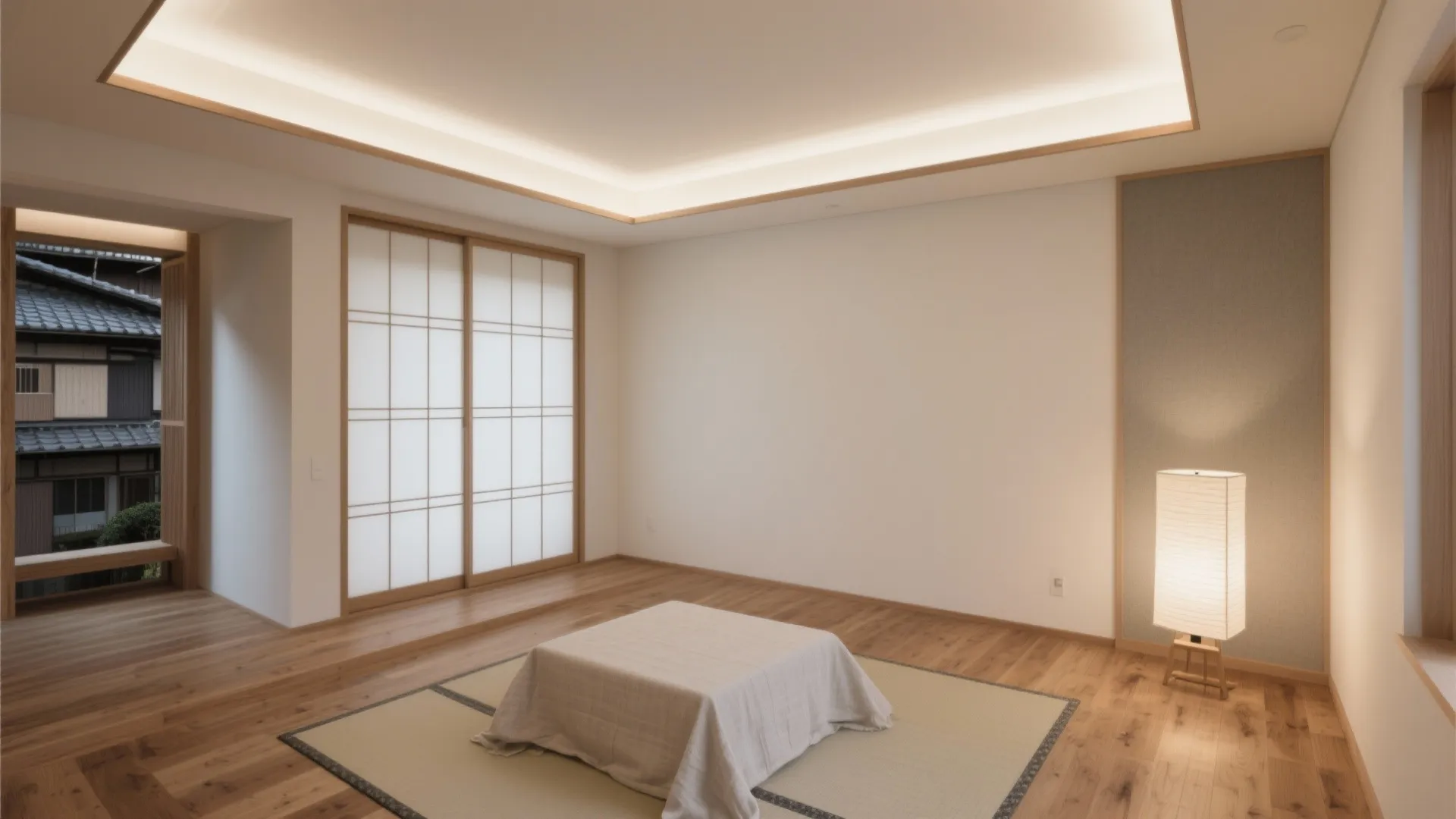 Tips 3: 日式風格の素材ミックス—床・壁・天井の“温度差”を整える