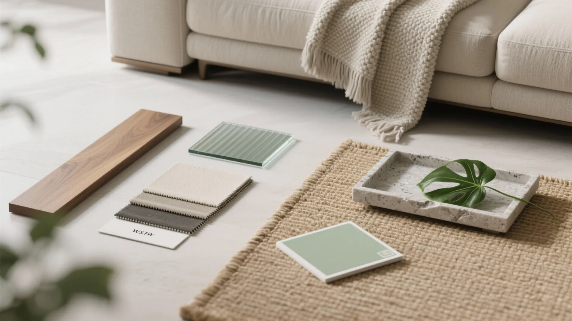 Texture, natural materials, and biophilic touches