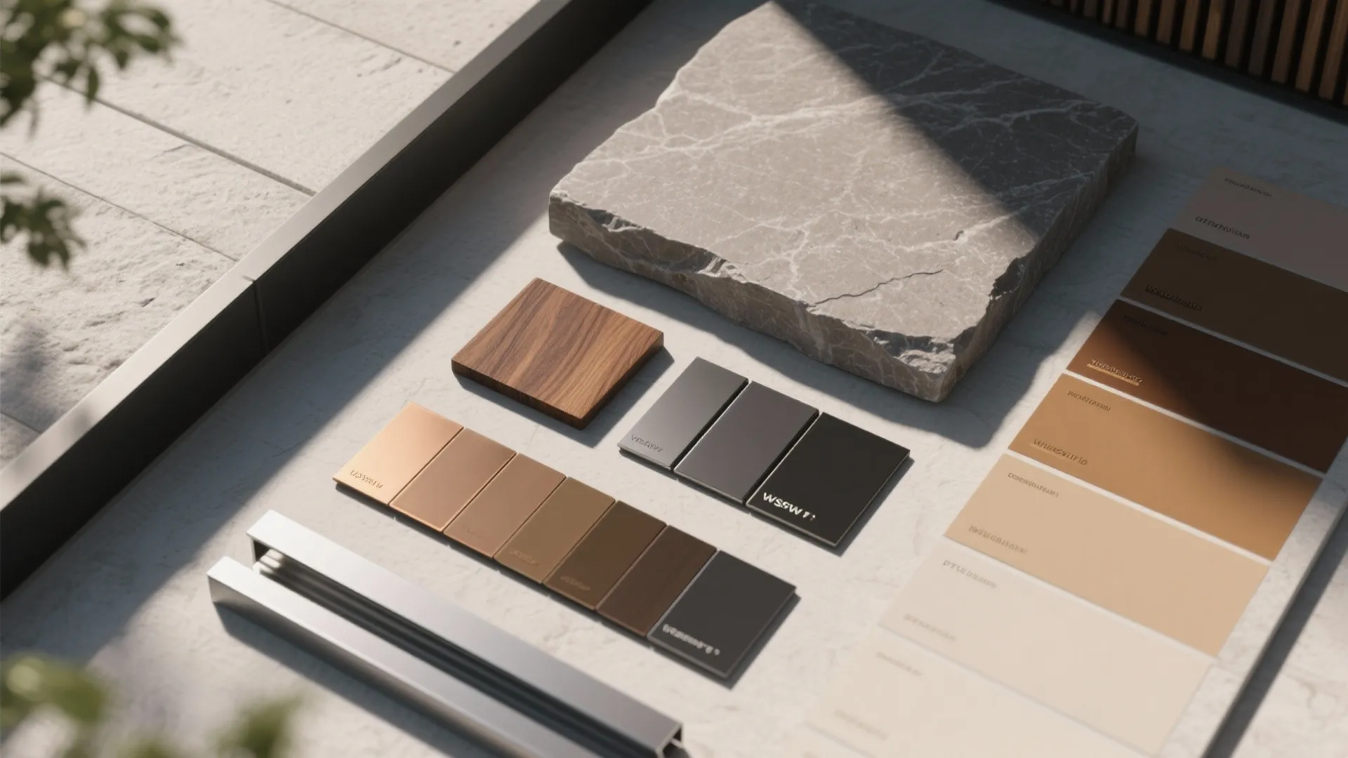 Stone, metal, and timber: a rich material trio