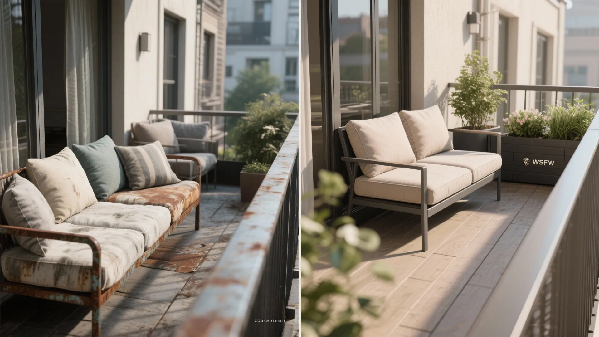 Weather-resistant materials: aluminum, HDPE, and performance fabric