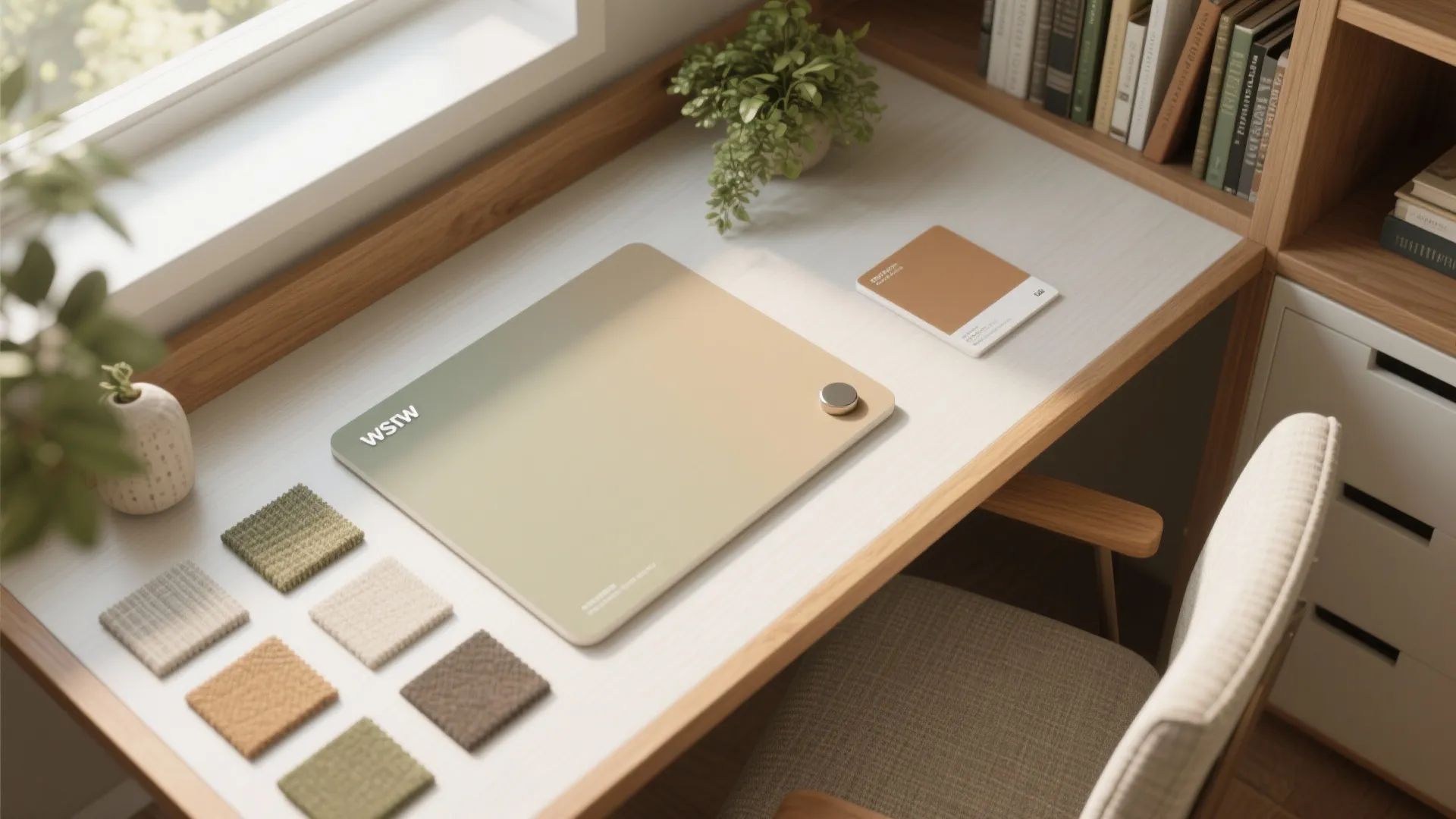 5) Materials and color that welcome everyone