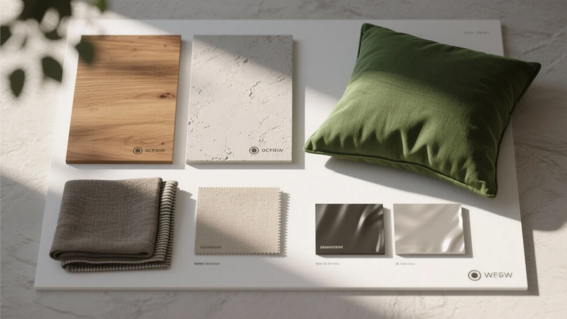 5. Cohesive materials & color story