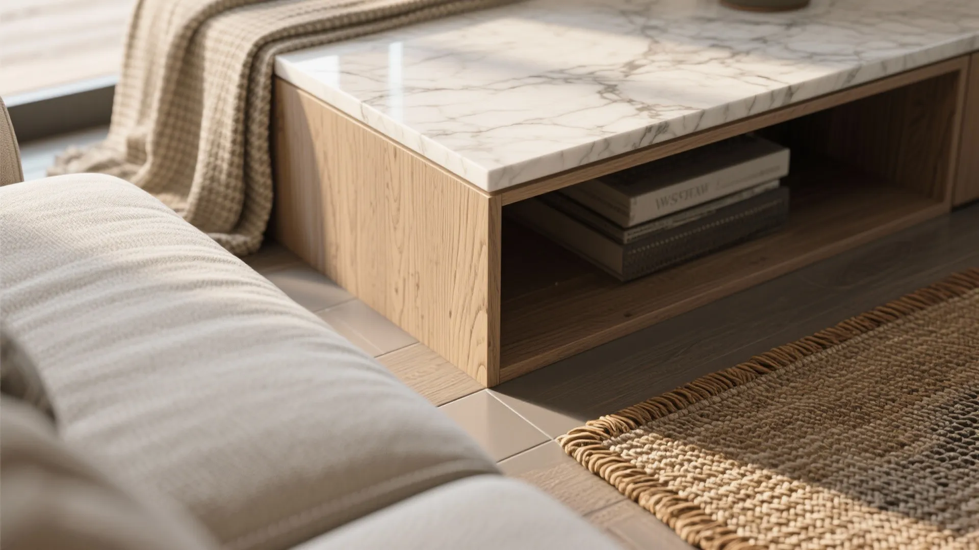 3. Durable coastal materials that read luxe
