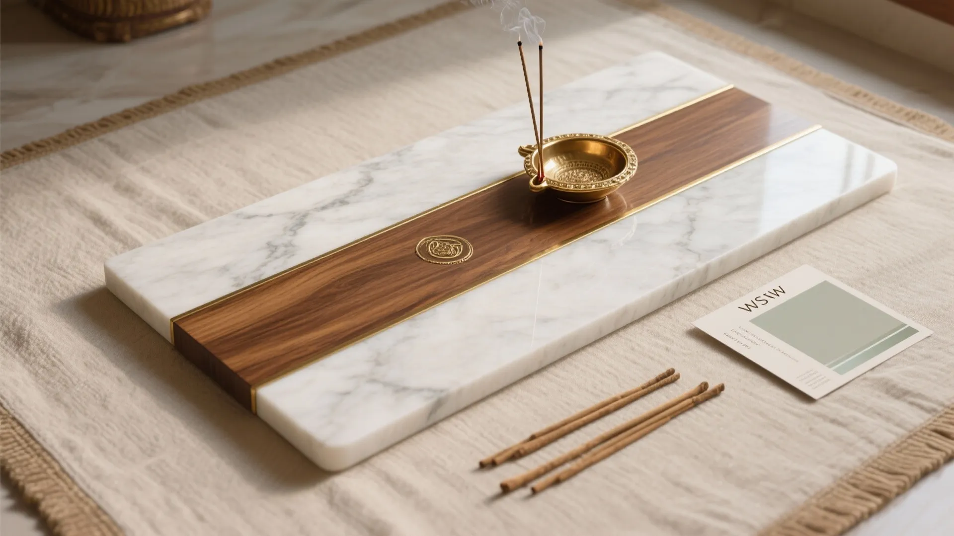 Honest Materials: Wood, Brass, Marble (Done Right)
