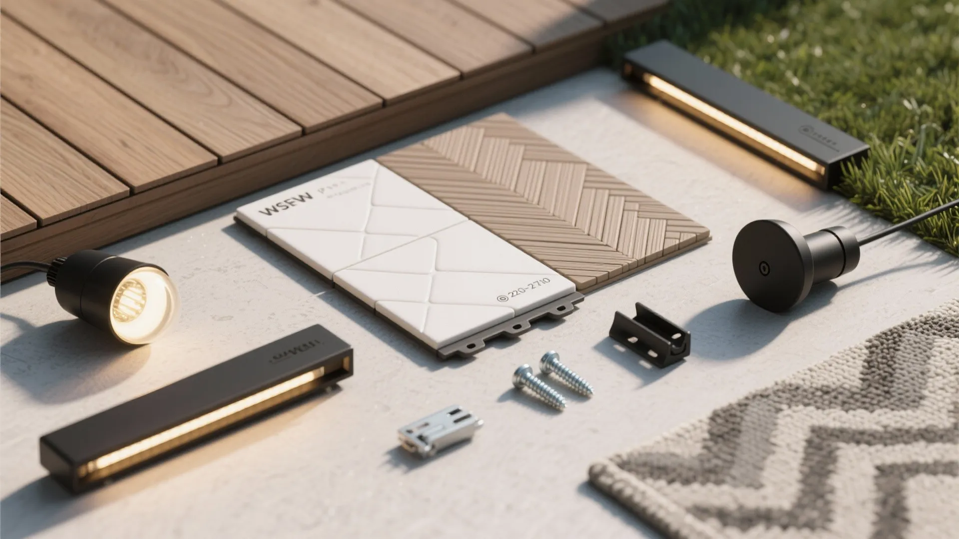 Outdoor-proof materials and lighting that flatter sleep