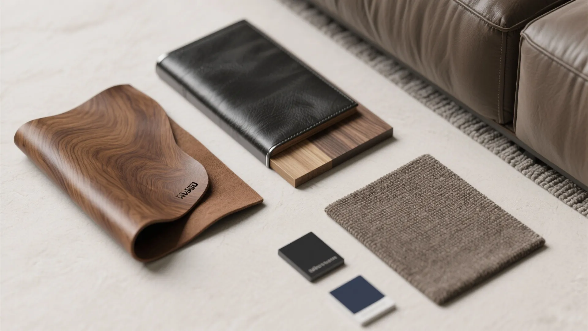 3. Mix Materials: Leather, Wood, and Metal